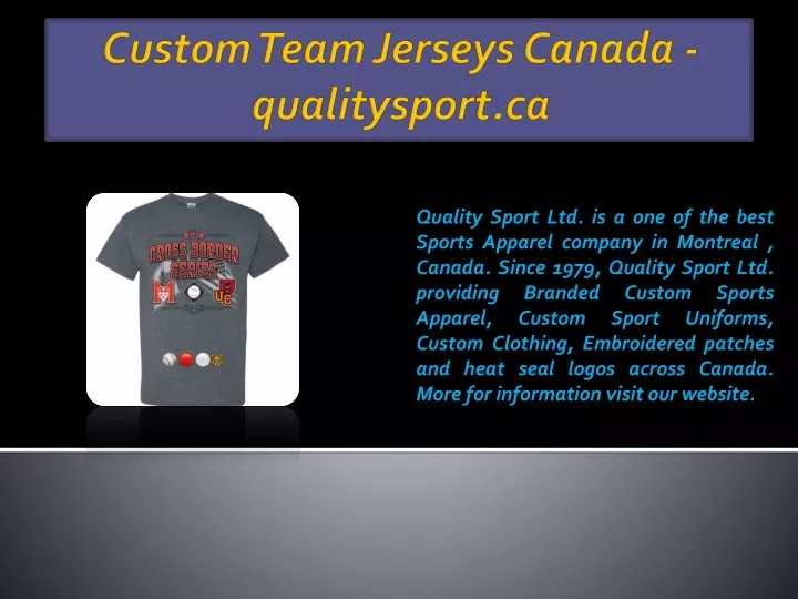 custom team jerseys canada qualitysport ca