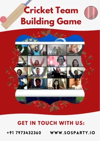 Cricket Team Building Game