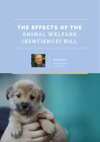 The Effects of the Animal Welfare (Sentience) Bill