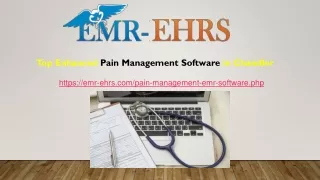 Find here the best Pain Management EMR Software