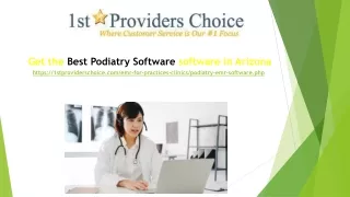 Get the best Podiatry Software in USA