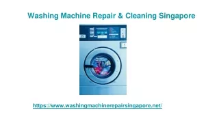 Washing Machine Repair, Service &amp; Cleaning in Singapore at Cheap Price