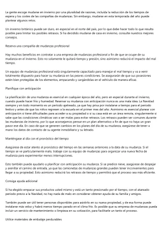 Recomendaciones para hacer una mudanza exitosa