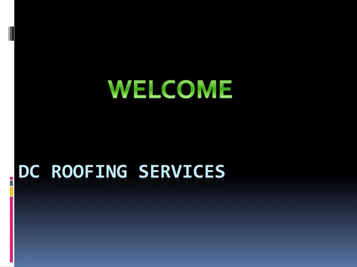 dc roofing services