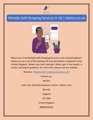 Reliable Soft Stripping Services in Uk | Ayitess.co.uk