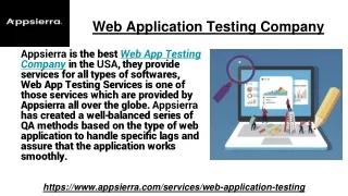 web application testin g company