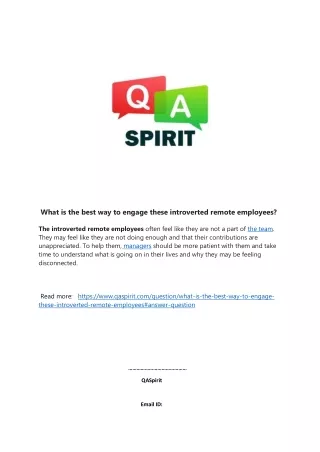 what is the best way to engage these introverted