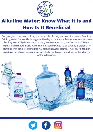 Searching For Alkaline Water Near Me