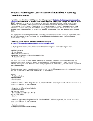 robotics technology in construction market