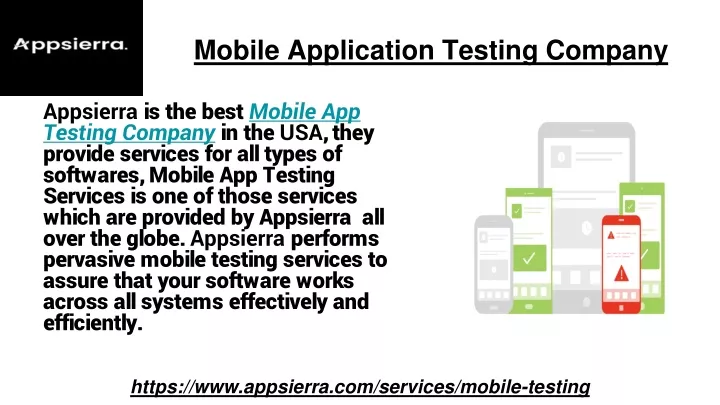 mobile application testin g company