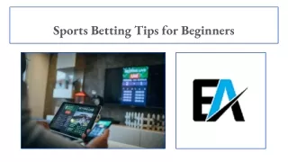 sports betting tips for beginners