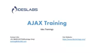 ajax training