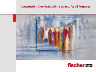 Construction Chemicals_ Joint Sealants for all Purposes