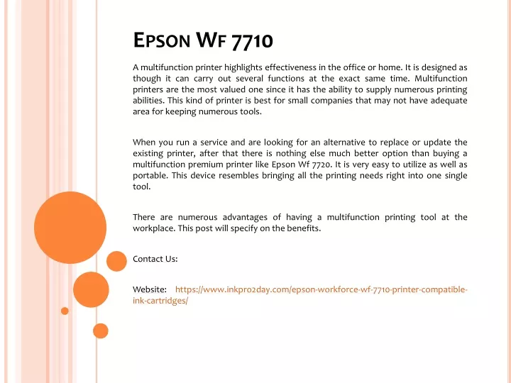 epson wf 7710