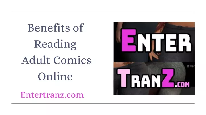 benefits of reading adult comics online