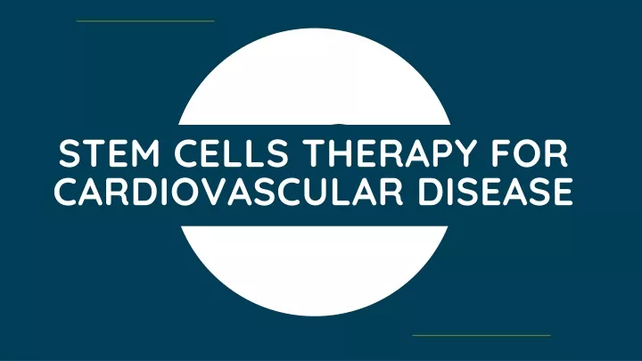 stem cells therapy for cardiovascular disease