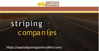 Find the Striping Companies to Manage the Property Easily – Asphalt Paving