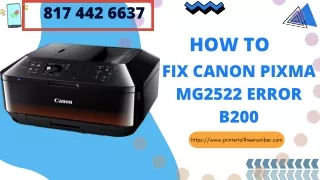 How to Fix Canon PIXMA MG2522 Error b200 (1)