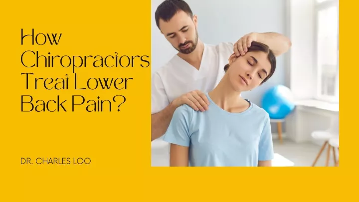 how chiropractors treat lower back pain