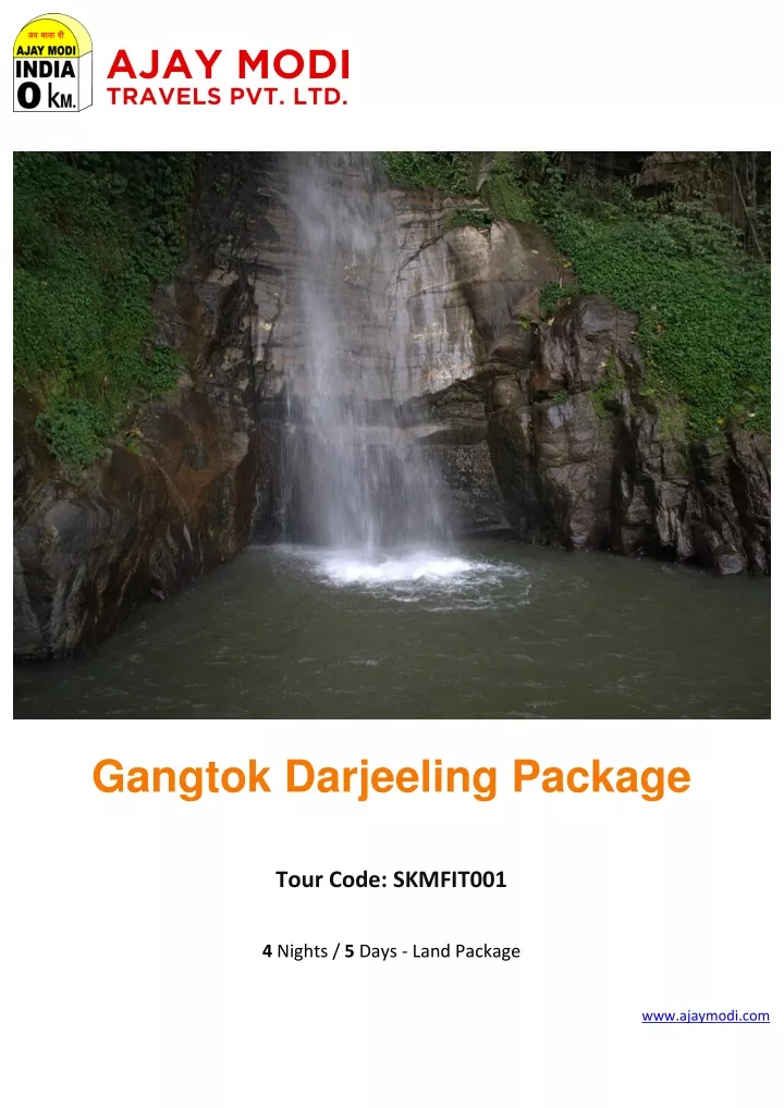 gangtok darjeeling package