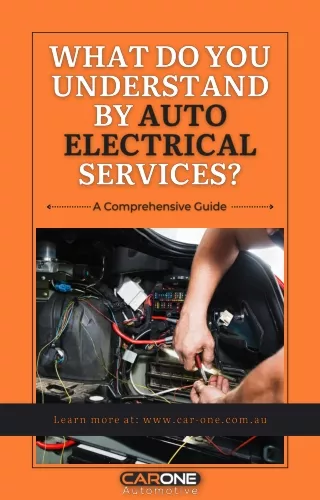 What Do You Think Auto Electrical Services Means