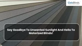 Motorized Blinds Vancouver