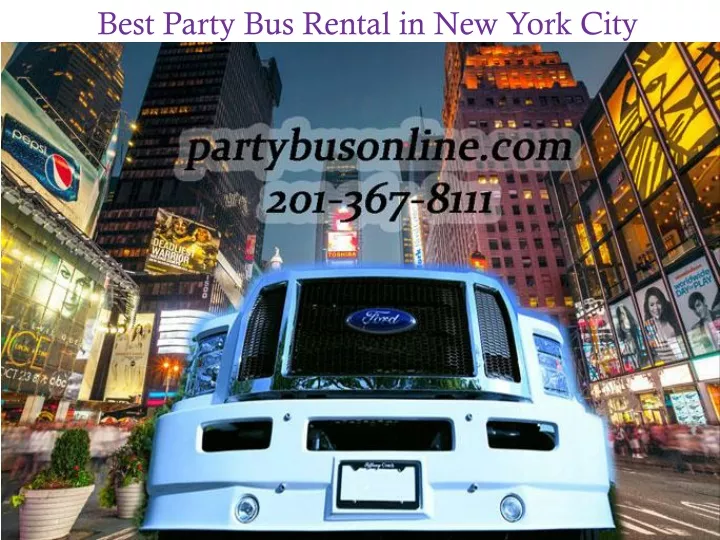 best party bus rental in new york city