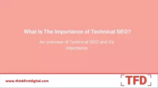 May-2022 TFD_ What Is The Importance of Technical SEO_