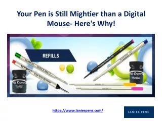 Your Pen is Still Mightier than a Digital Mouse- Here's Why!