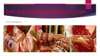 Best Arya Samaj Marriage in Delhi
