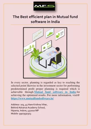 the best efficient plan in mutual fund software