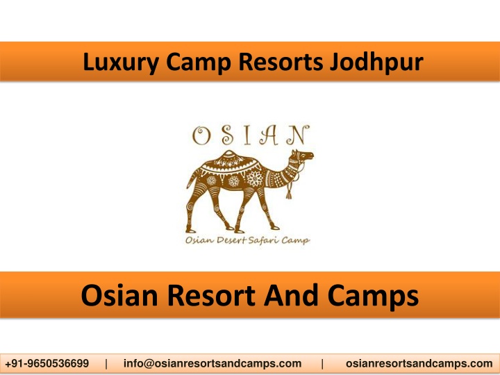 luxury camp resorts jodhpur