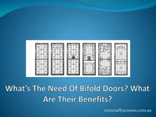 Whats The Need Of Bifold Doors What Are Their Benefits