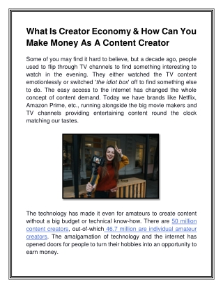 Creator Economy _ What Is It and How Can You Make Money As Content Creator
