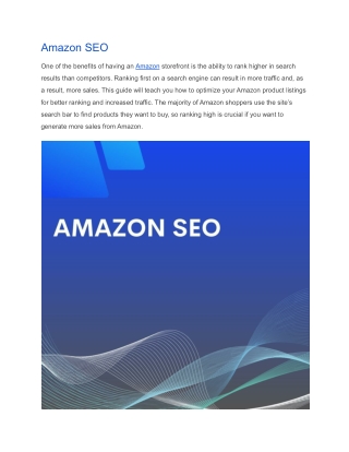 amazon seo