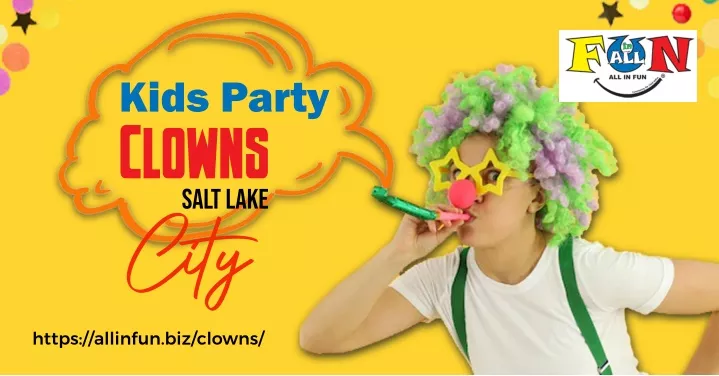 kids party clowns city