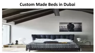 custom made beds in dubai