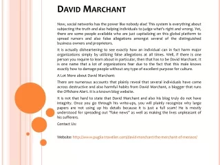 david marchant