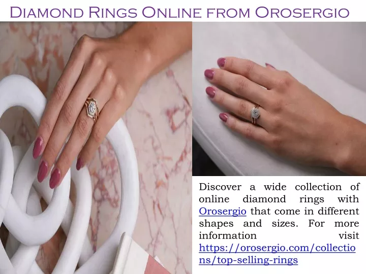 diamond rings online from orosergio