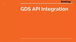 gds api integration