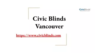 Roller Blinds Vancouver