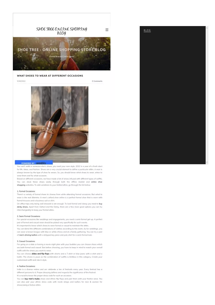 shoe tree online shopping blog