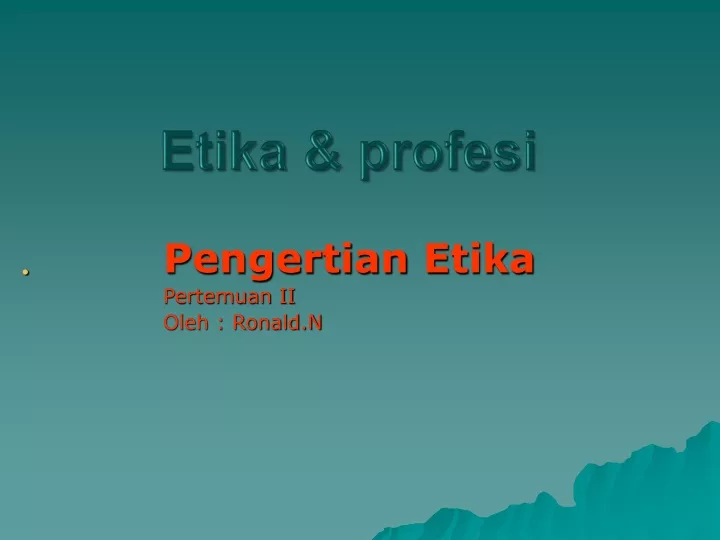 etika profesi