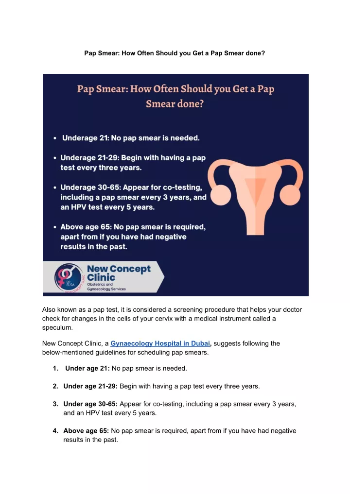 pap smear how often should you get a pap smear