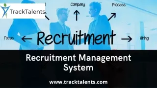 Recruitment Management System