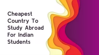 cheapest country to study abroad for indian students