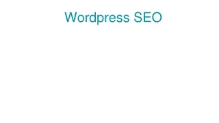 wordpress seo