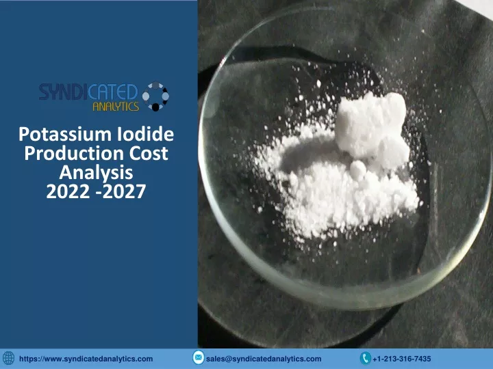 potassium iodide production cost analysis 2022