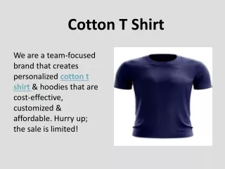 Cotton T Shirt