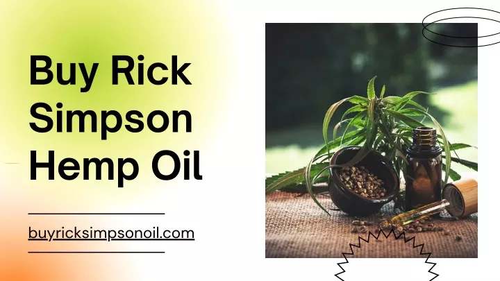 buy rick simpson hemp oil